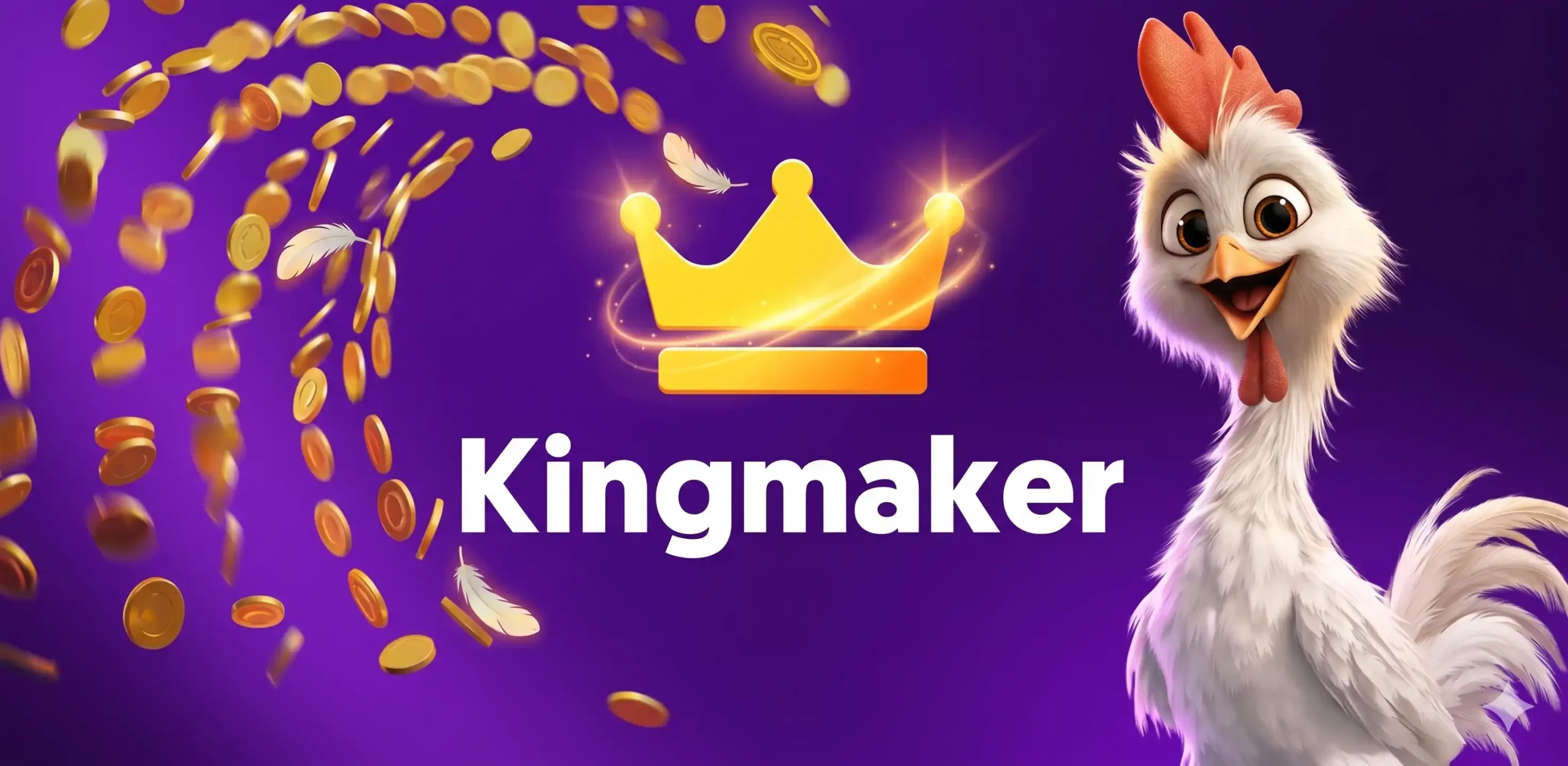 Chicken Road game main screen on Kingmaker Casino platform